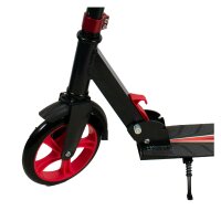 Scooter | Roller | Cityroller | Tretroller | Kinderroller | Mit Ständer | Bis 100Kg | Schwarz/Rot