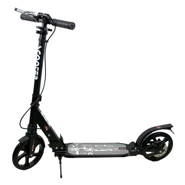 Scooter | Roller | Cityroller | Tretroller | Kinderroller | Mit Ständer | Bis 100Kg | Schwarz