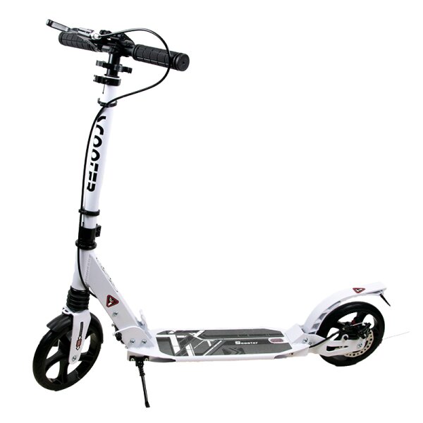 Scooter | Roller | Cityroller | Tretroller | Kinderroller | Mit Ständer | Bis 100Kg | Weiß