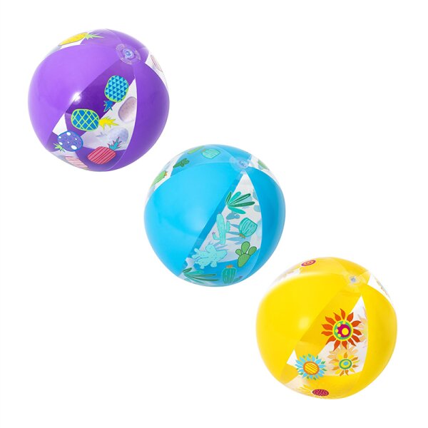 Wasserball | aufblasbarer Ball | Ø 51 cm | Designer | sortiert