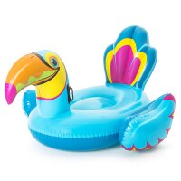 Schwimmtier Tukan | Poolparty | aufblasbarer Tukan | 207 x 150 cm | Blau