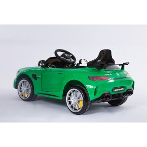 Kinder Elektroauto | Elektrofahrzeug | Mercedes-Benz AMG GT R | mit MP3 Player | mit Fernbedienung | Grün