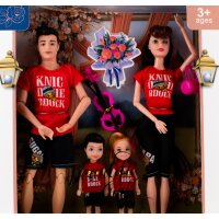 Puppenfamilie | Puppen | Spiel-Figuren | 6-teilig | ab 3 Jahre